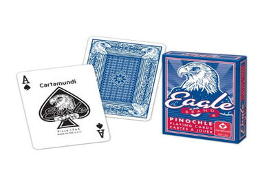 Zweisprachiges Cartamundi Eagle markierte Schürhaken-Spielkarten für den Betrug/die Zaubertricks