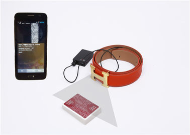 Brown-Ledergürtel-Schürhaken-Kamera-Scanner für Barcode-markierte Karten