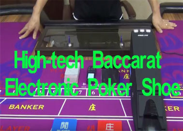 Bakkarat-elektronischer Schürhaken-Schuh-System-Spielkarte-Händler-Schuh-automatischer Karte Shuffler