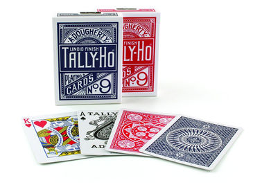 Tally-Ho markierte Spielkarte-unsichtbare Tinten-PlastikSchürhaken-Betrugkarten