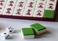 Blau/Grün hinteres Mahjong deckt Betruggeräte Mahjong mit IR-Kennzeichen für den Betrug mit Ziegeln